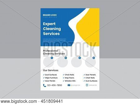 Professional Cleaning Service Flyer Poster Template. Home And Office ...