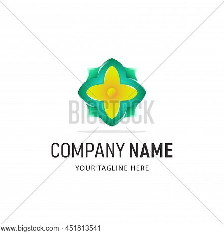Colorful Abstract Logo Design. Gradient Style Company Logo