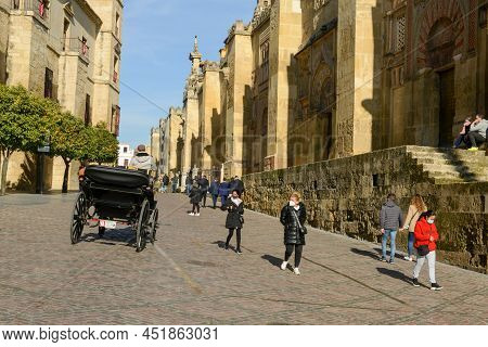 The Old Center Of Cordova On Andalusia In Spain
