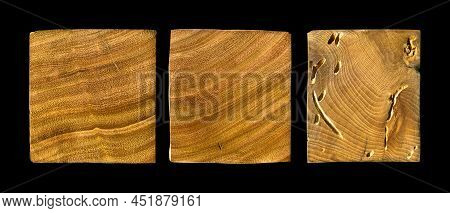 Wood Grain Texture. Wormy Hornbeam Wood, Can Be Used As Background, Pattern Background