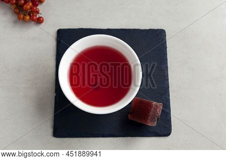Schizandra Tea Is A Traditional Korean Drink. It Is Brewed From Chinese Schisandra Berries Used In H