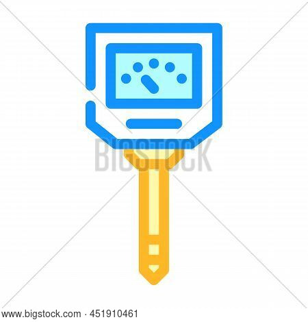 Hygrometer Device Color Icon Vector. Hygrometer Device Sign. Isolated Symbol Illustration