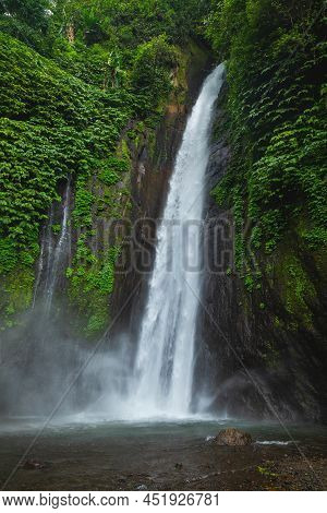 Air Terjun Munduk Waterfall. Bali Island, Indonesia.