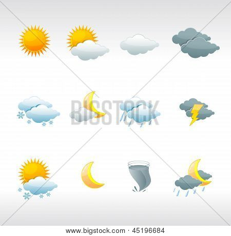 Vector weather icons