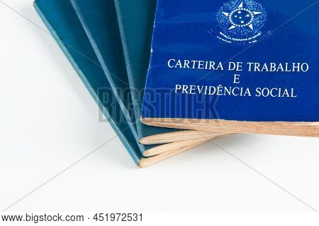 Brazilian Document Work And Social Security (carteira De Trabalho E Previdencia Social).