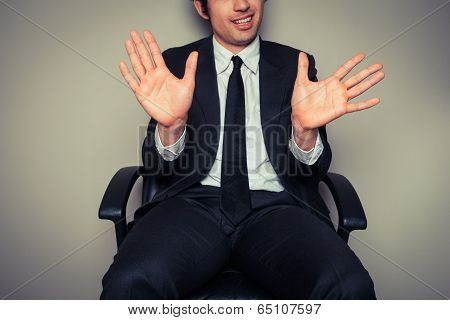Businessman With Clean Conscience