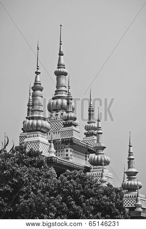 Pagoda In Wat Saikao, Chaingrai, Thailand