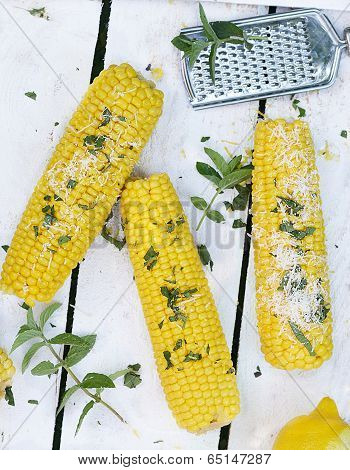 Ears Of Fresh Corn