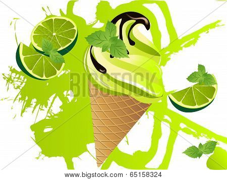 Mojito Ice Cream