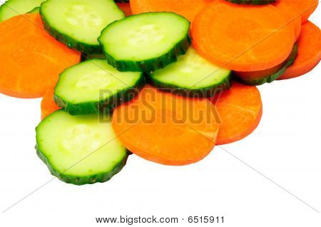 黄瓜和胡萝卜