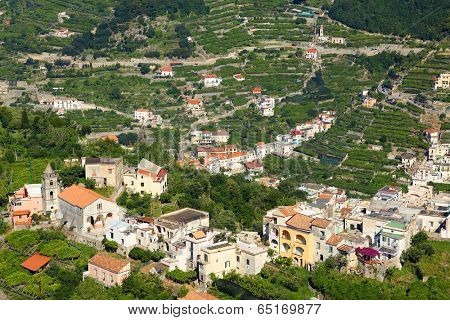 Architectural detail in Ravello, Amalfi Coast, Italy, Europe