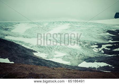 Veobrean Glacier Seen From Glittertind Mountain (jotunheimen National Park, Norway)