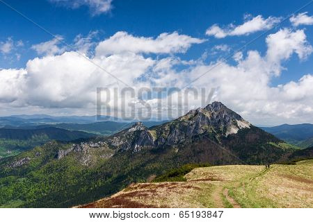 View From The Mountain Ridge