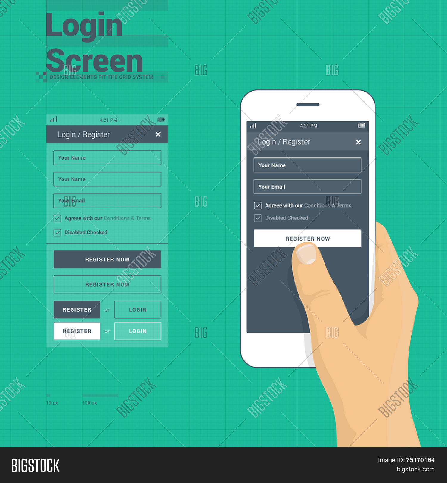 Photo grid shop login