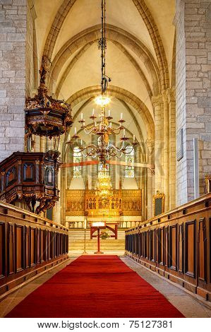 Church interior Visby, Gotland