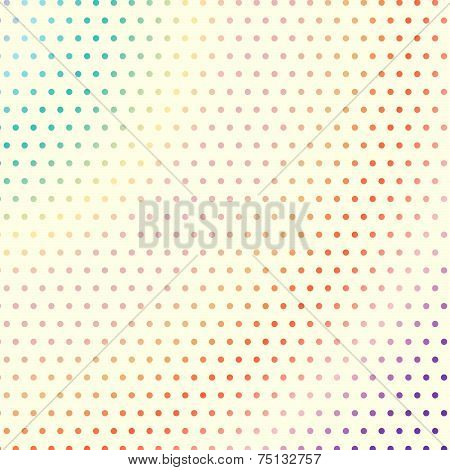Multicolored dot background vector point illustration