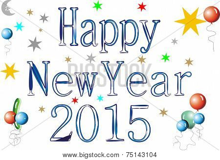 Happy New Year star