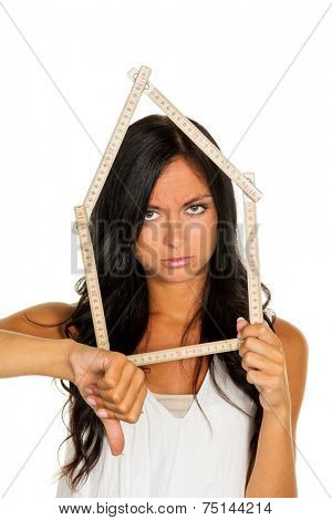 a young woman wants to build a house