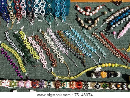 Costume Jewelery And Beads
