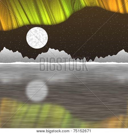 Arctic Pole Landscape Generated Hires Background