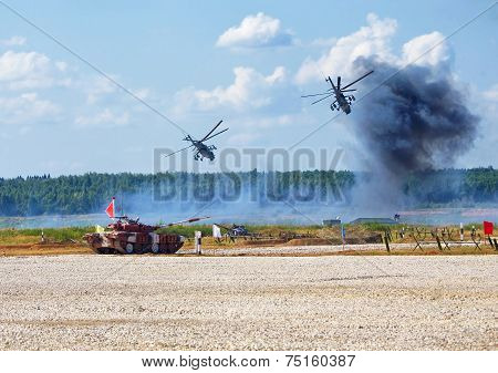 Tank On The Camp