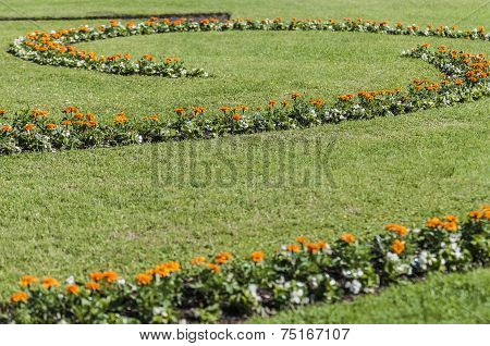 Mirabell Garden (mirabellgarten) At Salzburg, Austria