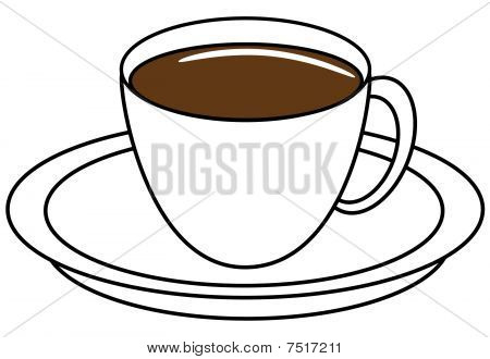 kopp kaffe vektor