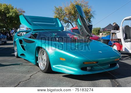 Vector Avtech Wx-3 At The Supercar Sunday Electric Vehicle