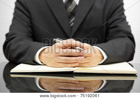 Accountant Listening His Client