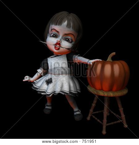 Halloween Doll 6 - mes