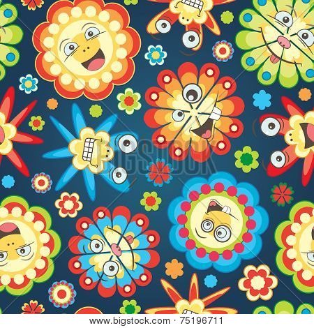 bright fun flowers for children