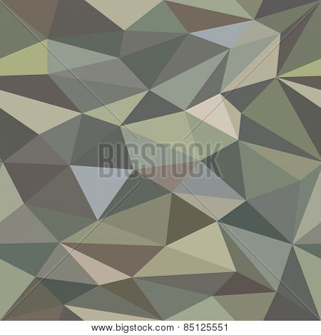 Low Poly Seamless Camouflage Background Pattern