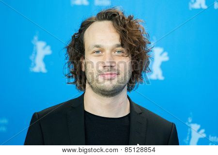 BERLIN, GERMANY - FEBRUARY 11: Actor Elmer Back.  'Eisenstein in Guanajuato' photocall. 65th Berlinale International Film Festival at Grand Hyatt Hotel on February 11, 2015 in Berlin, Germany.