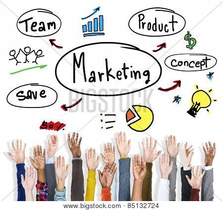 Marketing Strategy Team Business Commercial Advertising Concept
