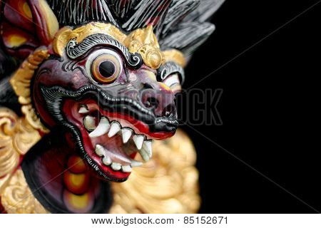 Interior of a temple in Singapore city