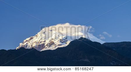 Snow Capped Antisana Vocano, Ecuador