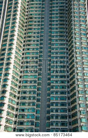 Hign density residential building in Hong Kong