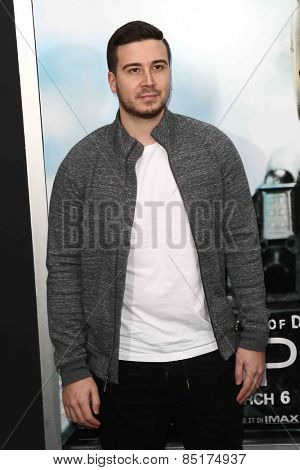 NEW YORK-MAR 4: DJ Vinny Guadagnino attends the premiere of 