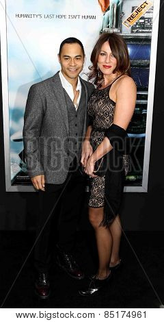 NEW YORK-MAR 4: Actor Jose Pablo Cantillo (L) and Kristi Cantillo attend the premiere of 