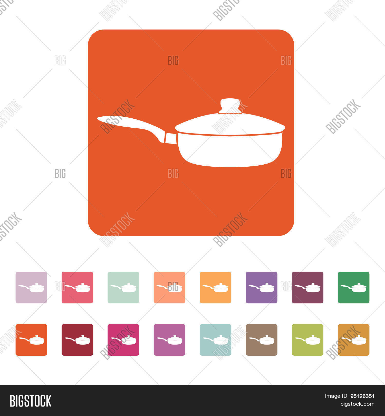Pan Icon. Dripping Vector & Photo (Free Trial) Bigstock