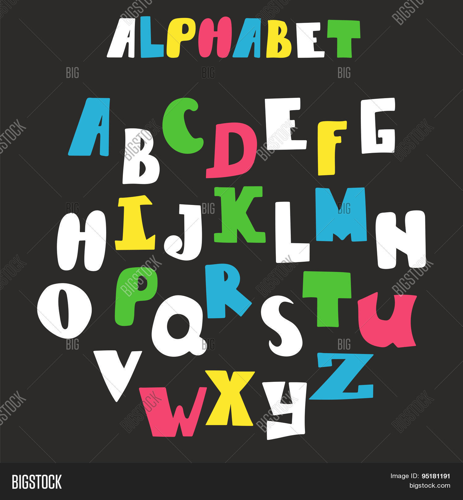 Vector Images Alphabet Vector Alphabet Vector & Photo (Free Trial) | Bigstock