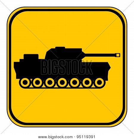 Panzer Symbol Button.
