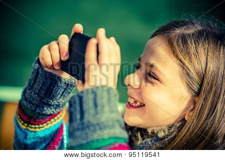 Girl With Cellphone