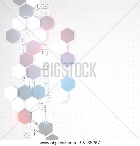 New technology business background