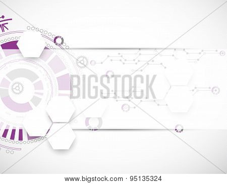 Abstract Futuristic Technology Business Background