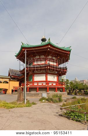 Bentendo Temple (xvii C.) In Ueno Park Of Tokyo, Japan