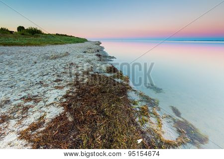 Beautiful Seascape Of Bay Before Sunrise