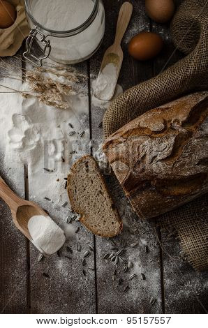 Rustic Bread Wheat-rye