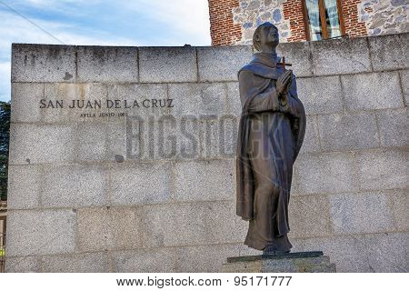 San Juan De La Cruz Statue Avila Castile Spain