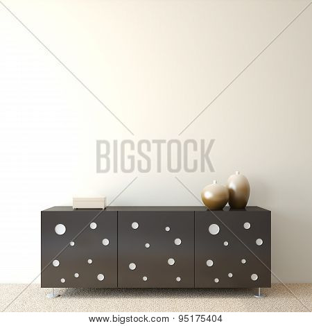 Interior With Dresser.